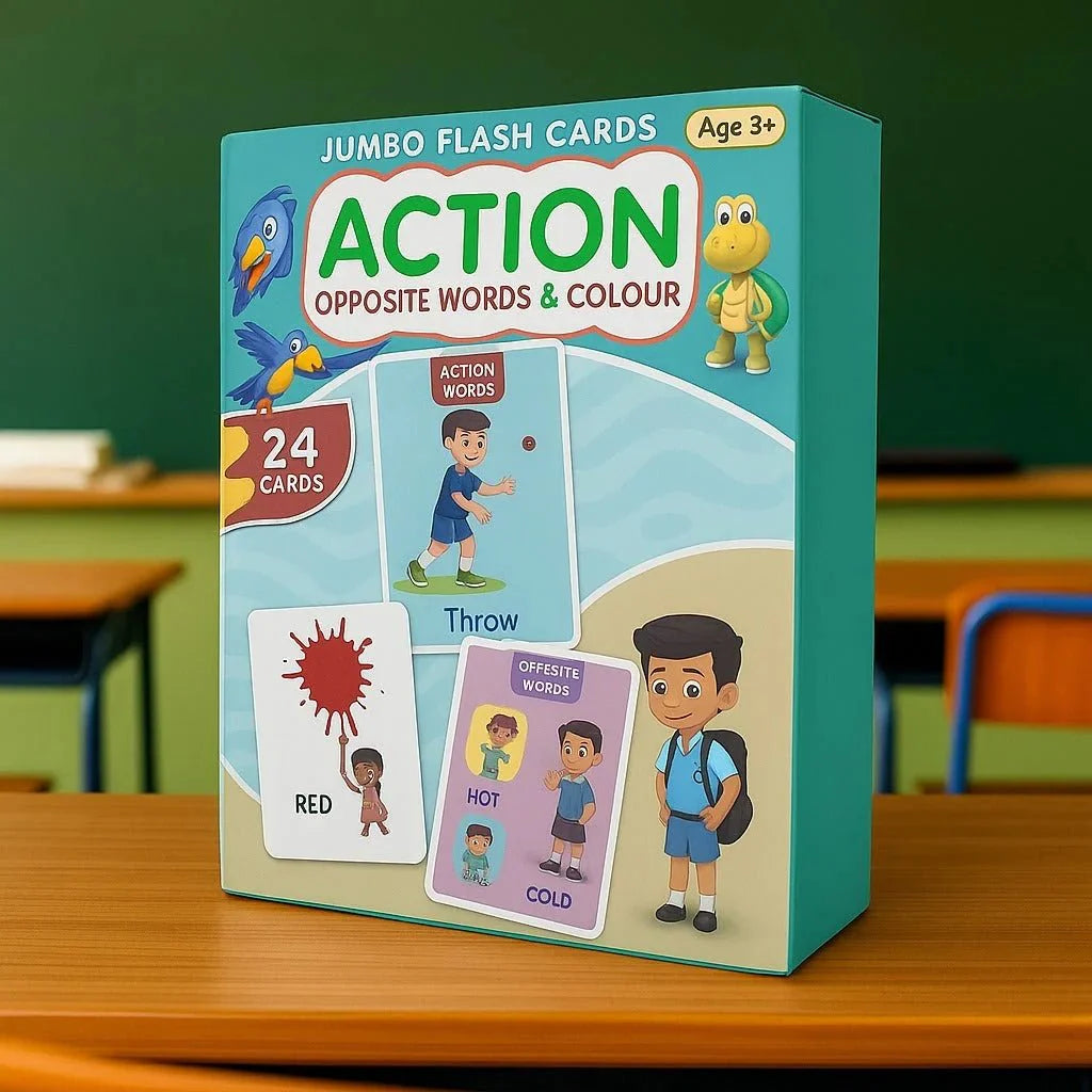 3D flash cards for kids (Bundle) Pack of 6