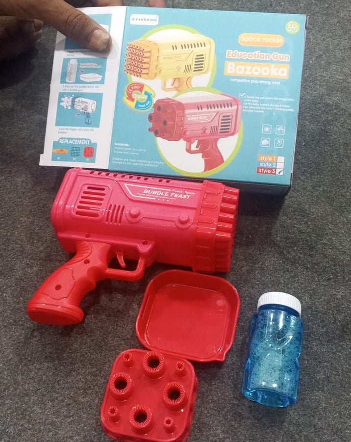 Automatic Bazooka Bubble Gun