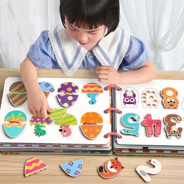 Montessori Busy Book for Toddlers – 12 Theme Learning Toy