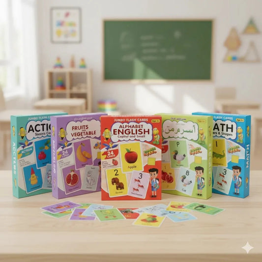 3D flash cards for kids (Bundle) Pack of 6