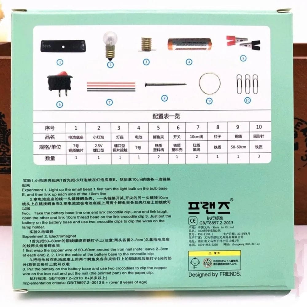DIY Electrical Circuit Kit for Kids – STEM Learning Toy