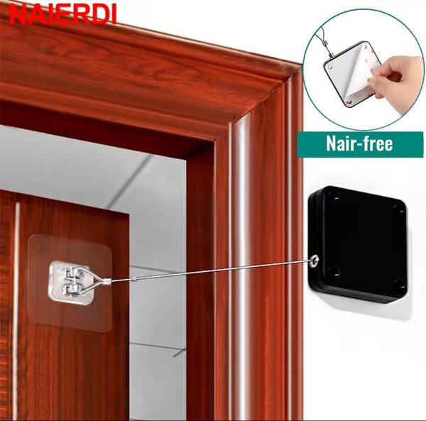 Automatic Door Closer – No Drilling, Easy Installation for Sliding Doors!