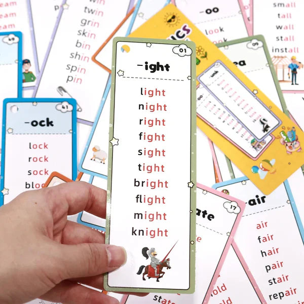 Read and Rhyme Flash Cards - 600+ WordsPhonics Set-Help Kids Read Confidently 🚀
