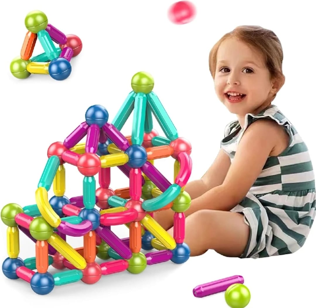 Magnetic STEM Building Blocks | 36 PCS Kids Learning Toy