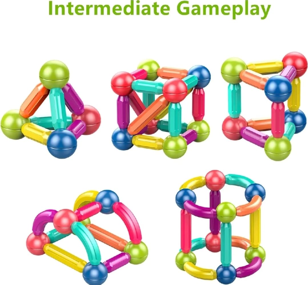 Magnetic STEM Building Blocks | 36 PCS Kids Learning Toy