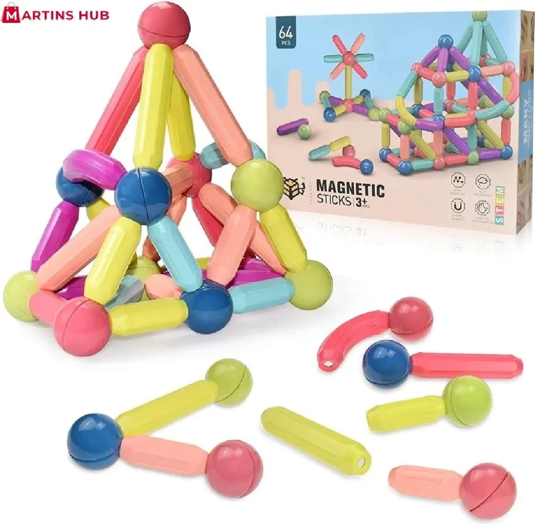 Magnetic STEM Building Blocks | 36 PCS Kids Learning Toy