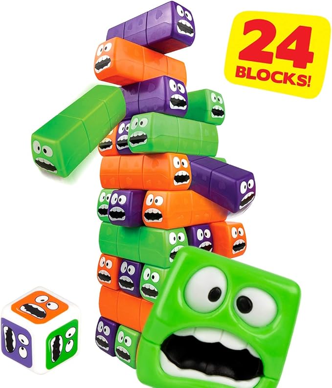 Wobbly Worms Balance Tower – Kids Stacking Game